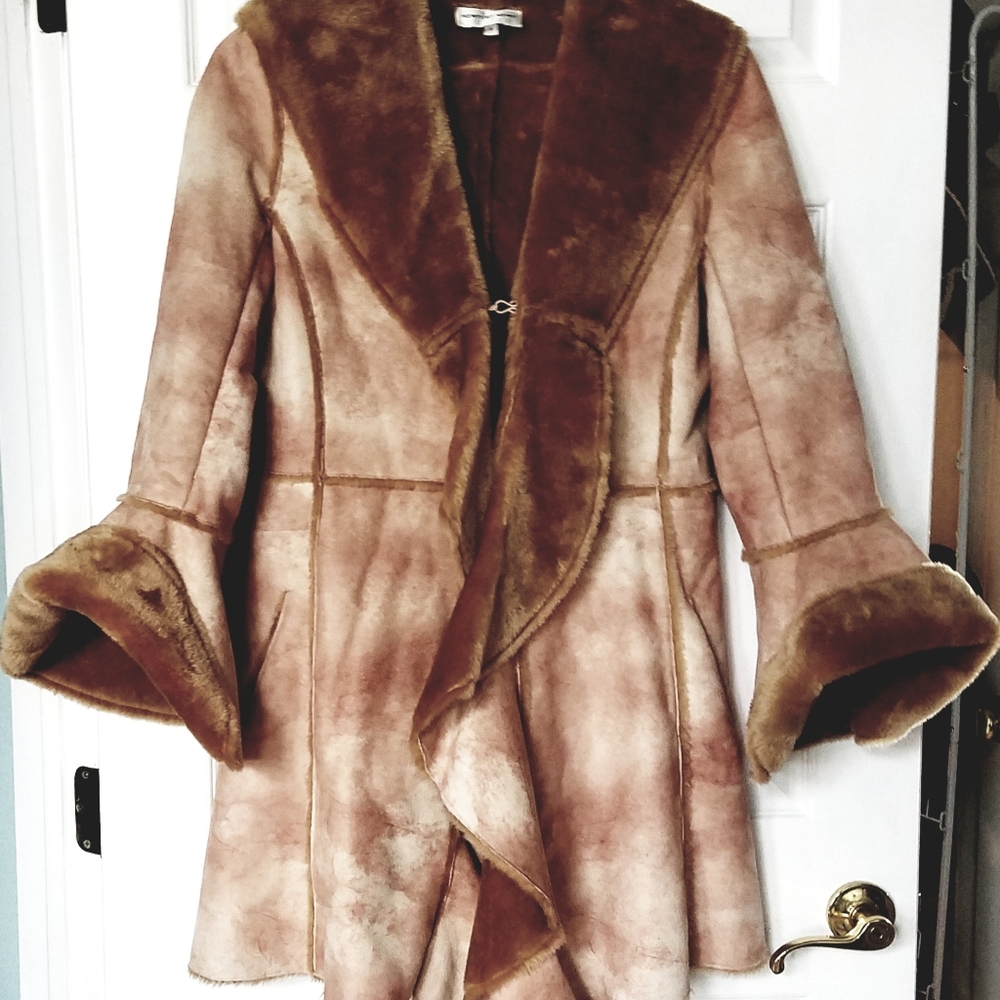 Faux Fur/Hide Coat